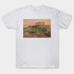 The Parthenon from the Southeast by Frederic Edwin Church T-Shirt